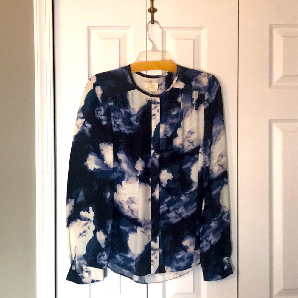 Blue print Kate Spade blouse